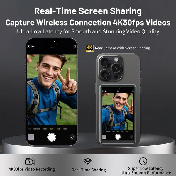Magnetic Selfie Monitor Screen